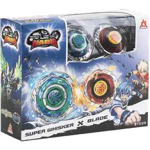 Set Juguete Lanzador de 2 BeyBlade Infinity Nado Battle Series Sp Ed Flame & Sp Ed Delver Mecha